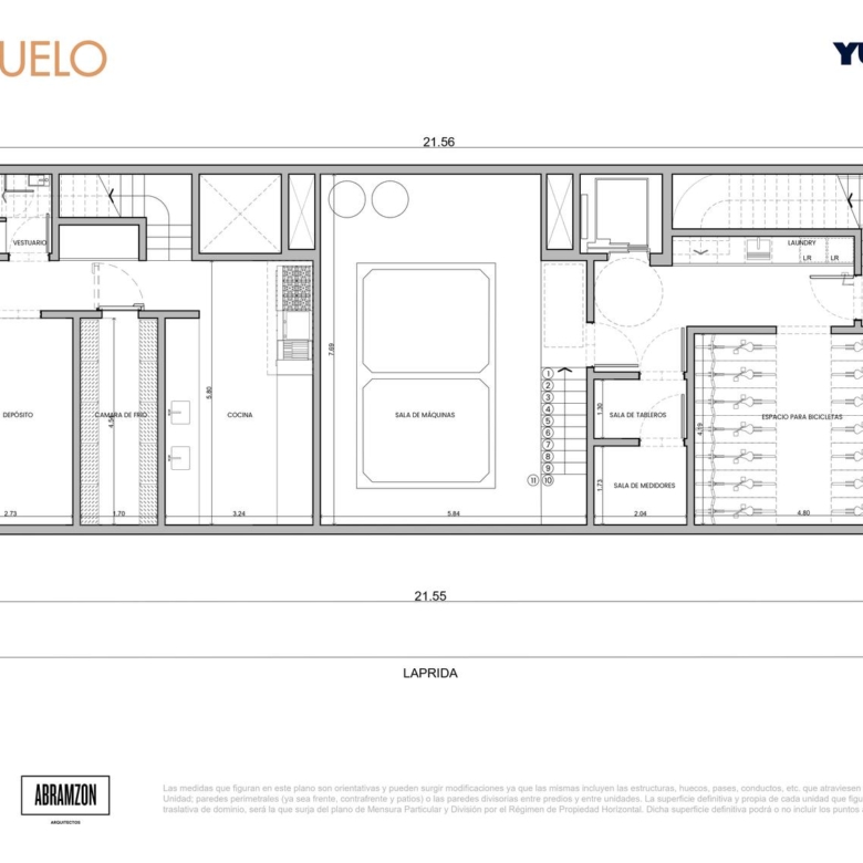 plano subsuelo YUD Laprida